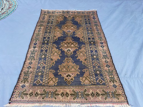 2x4 vintage baluchi rug - vintage,