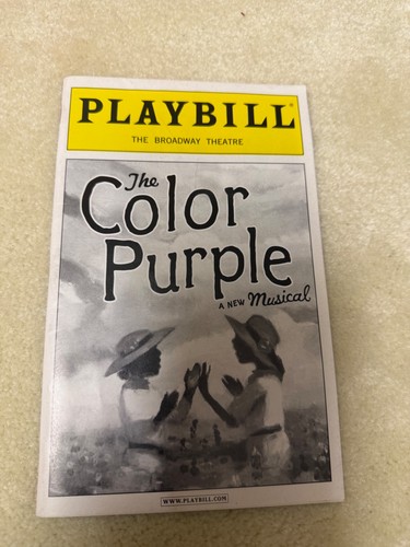 The color purple playbill - the,