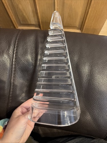 Vintage clear acrylic pyramid - vintage,