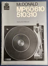 BSR McDonald MP60 turntable