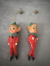 Vintage Christmas Elf Elves