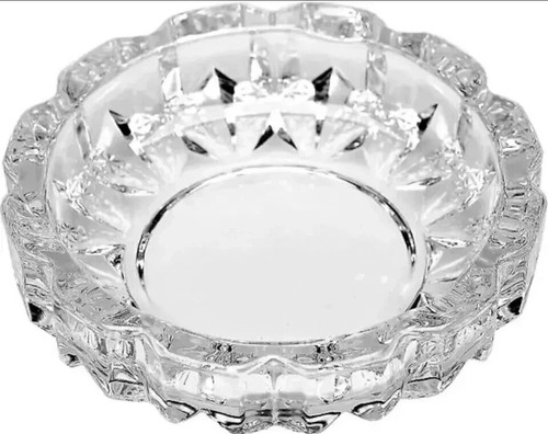17cm large crystal cut glass - 17cm,