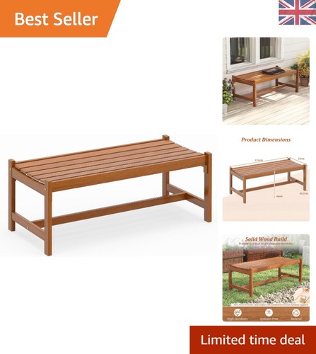 Wooden garden bench - wooden, 2-seater