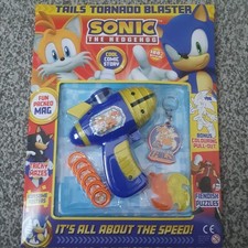 Sonic the Hedgehog magazine #11 2025 Comic Puzzles Makes +Tails Tornado Blaster