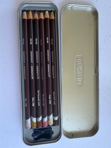 Derwent coloursoft pencils 6 - x,