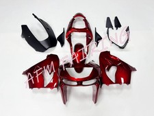 Candy Red Black ABS Injection Fairing Kit for Ninja ZX 9R 1998 - 1999