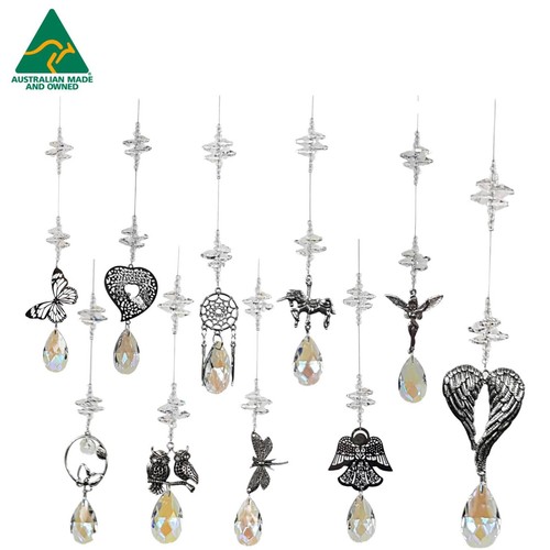 Clear crystal suncatchers - clear,