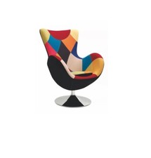 MODERN SWIVEL CHAIR MULTICOLOURED EGG DINING LIVING ROOM OFFICE RECEPTION "FLY"