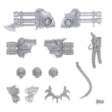 40k - Hellbrute lot parts bits - Weapons head multi-melta Chaos Space Marines