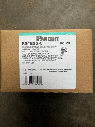 Panduit rgtbsg bonding - rgtbsg-c,
