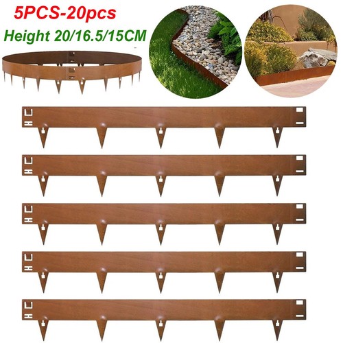5pc rust steel lawn - rust, set