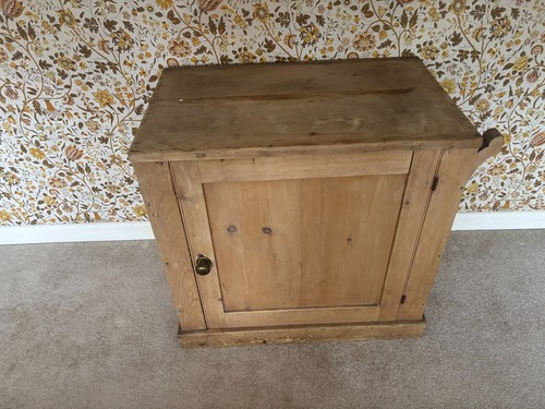 Antique pine cabinet - antique,