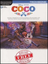 Coco Trombone Playlong Music Book/Audio plus Key Signature Bookmark