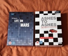 BBC'S LIFE ON MARS - ASHES TO ASHES COMPLETE DVD BOX SETS 1 - 2 & 1 - 3 