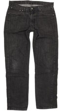 Levi's 751 Men Black Straight Regular Jeans W36 L32 (93897)