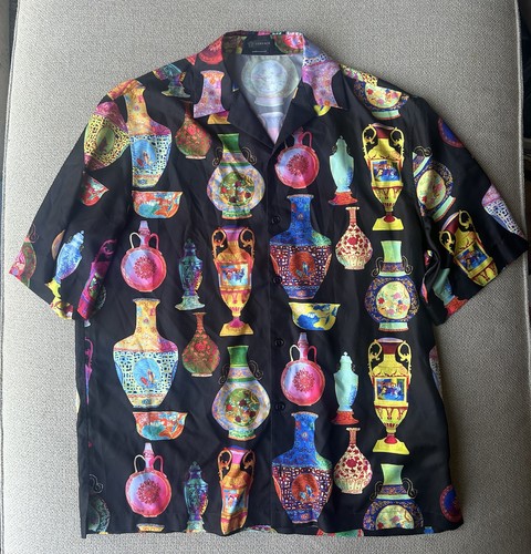 Versace vase print - versace, shirt