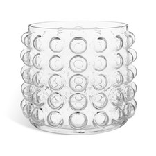 Glass Vase Clear Bobble