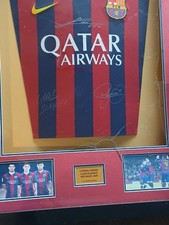 Barcelona Shirt Signed By Messi,suarez And Neymar.purchased From Neucamp On Hols