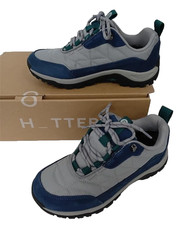 Hotter Headway WP Womens Suede/Textile Trainers Blue Size:UK 4