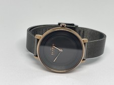 Skagen SKW2277 Grey Dial – Rose Gold Case Ladies Watch – Adjustable Mesh Strap