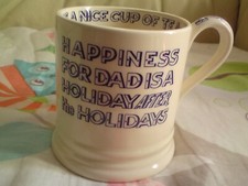 Emma Bridgewater Cup of Tea Happiness For Dad Mug,NEVER USED.