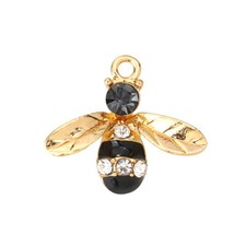 ❤ 5 x GOLD Plated Black