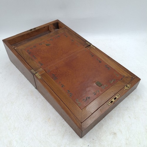 Antique writing slope - slope, wooden