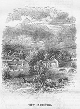 KESWICK General View - Antique Print 1843