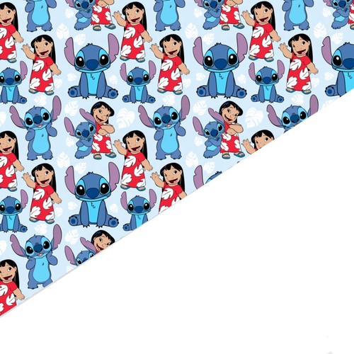 Hair bow printed canvas - printed, fabric