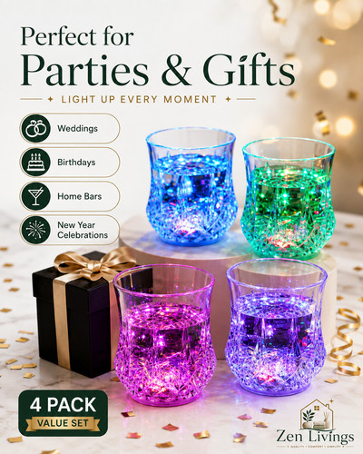 Led glowing glasses for - glowing,