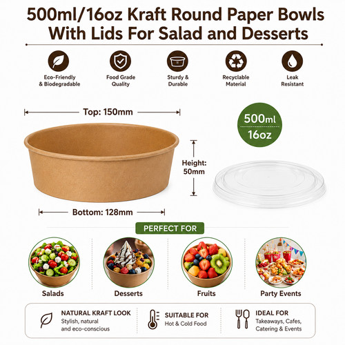500ml kraft paper - paper, with