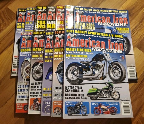 American iron magazine lot - american, of