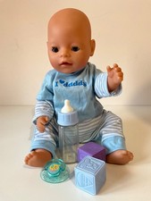 Zapf Creation Baby Born Boy Doll Anatomically Correct Wetting Doll Approx 16”