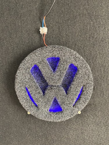 Led anthracite carpeted - carpeted, 20cm