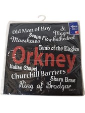 Orkney Souvenir T-Shirt Euro Souvenirs Large Brand New -Sealed Black