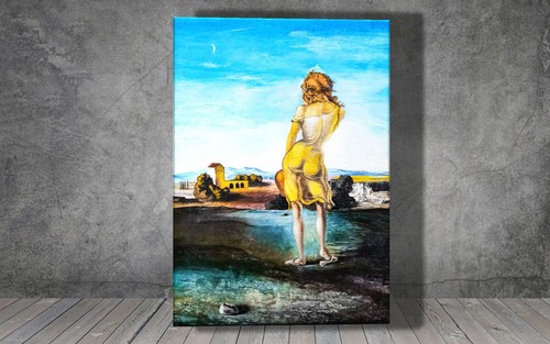 Salvador dali girl with curls - salvador,