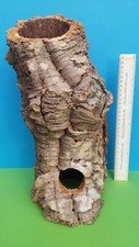 Cork bark tube hide - bark,
