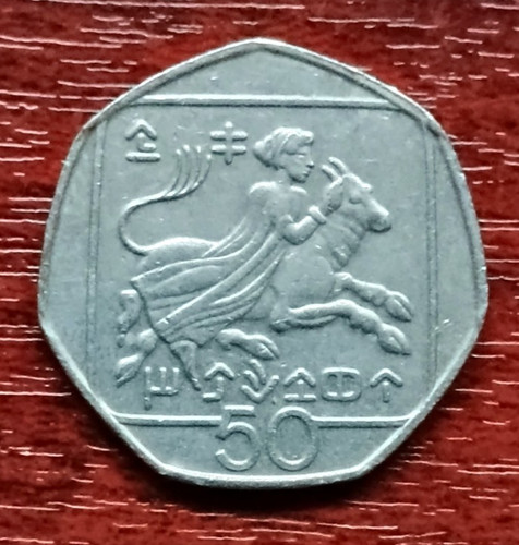 1993 cyprus cents cypriot - cyprus,