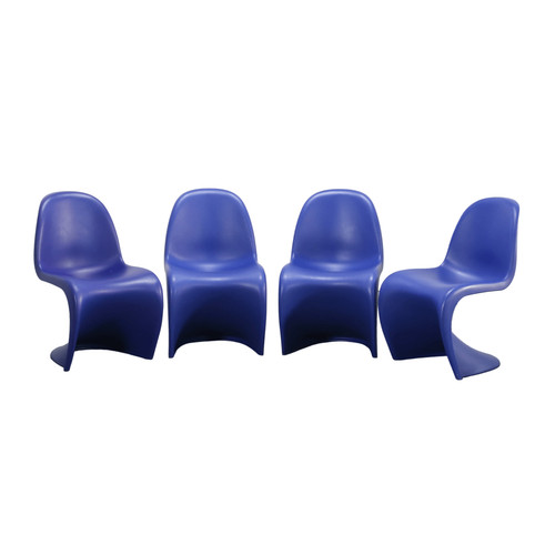 Mid century modern blue panton - mid-century,