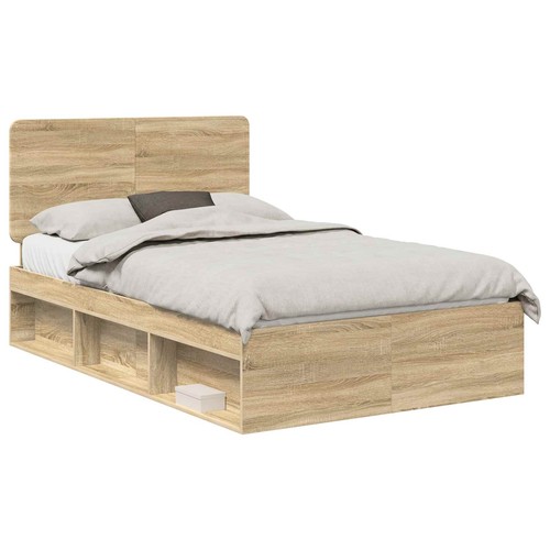 Bed frame with headboard solid - bed,