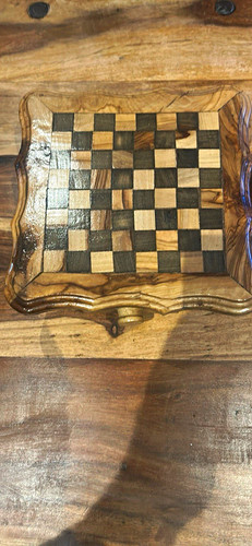Antique hand carved - solid, wood