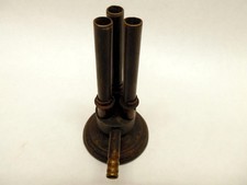 Very Unusual Vintage Triple Barrel Bunsen Burner