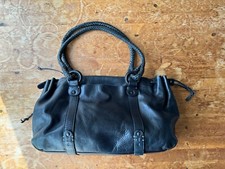 RADLEY BLACK LEATHER TOTE HANDBAG UNDERARM HOBO SHOPPER BAG