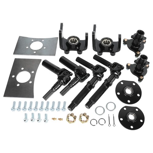 Front axle wheel - front, drive