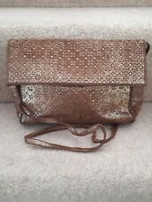pollini leather shoulder bag 11" x 8"