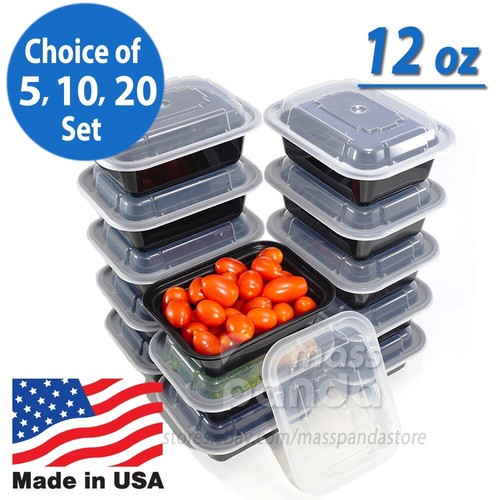 Pactiv plastic meal - 12, oz