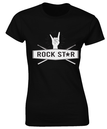 Rock star drummer ladies - drummer, t