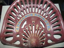 BUCKEYE   TRACTOR   IMPLEMENT   SEAT   VINTAGE  MAN CAVE FARM CAST IRON