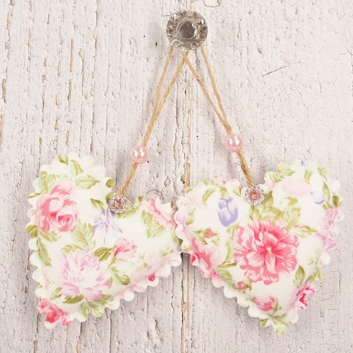 Pink rose handmade shabby - 2,