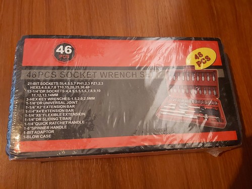 Wrench socket set - set, 1/4"